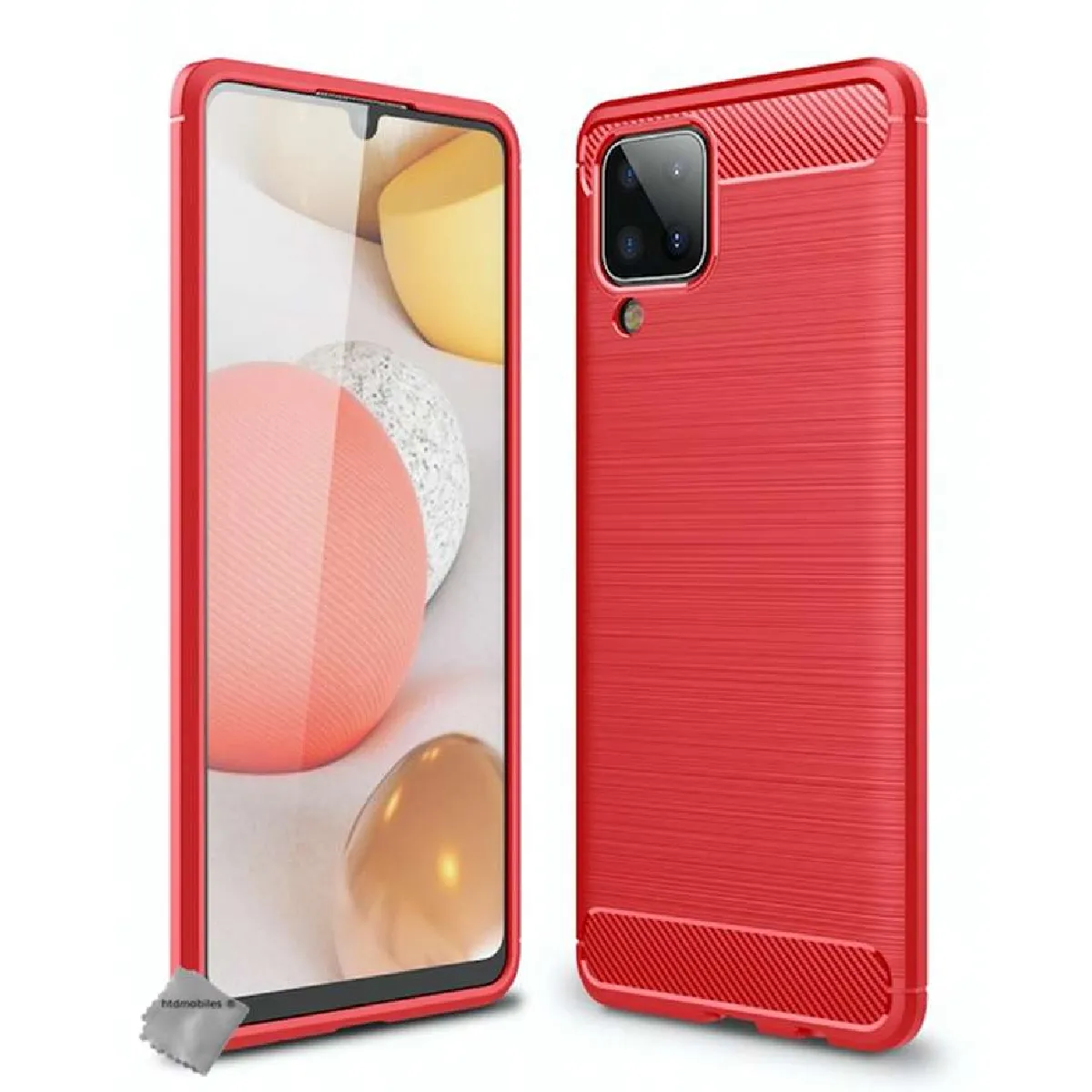 Htdmobiles Rouge Samsung Galaxy A12 / M12