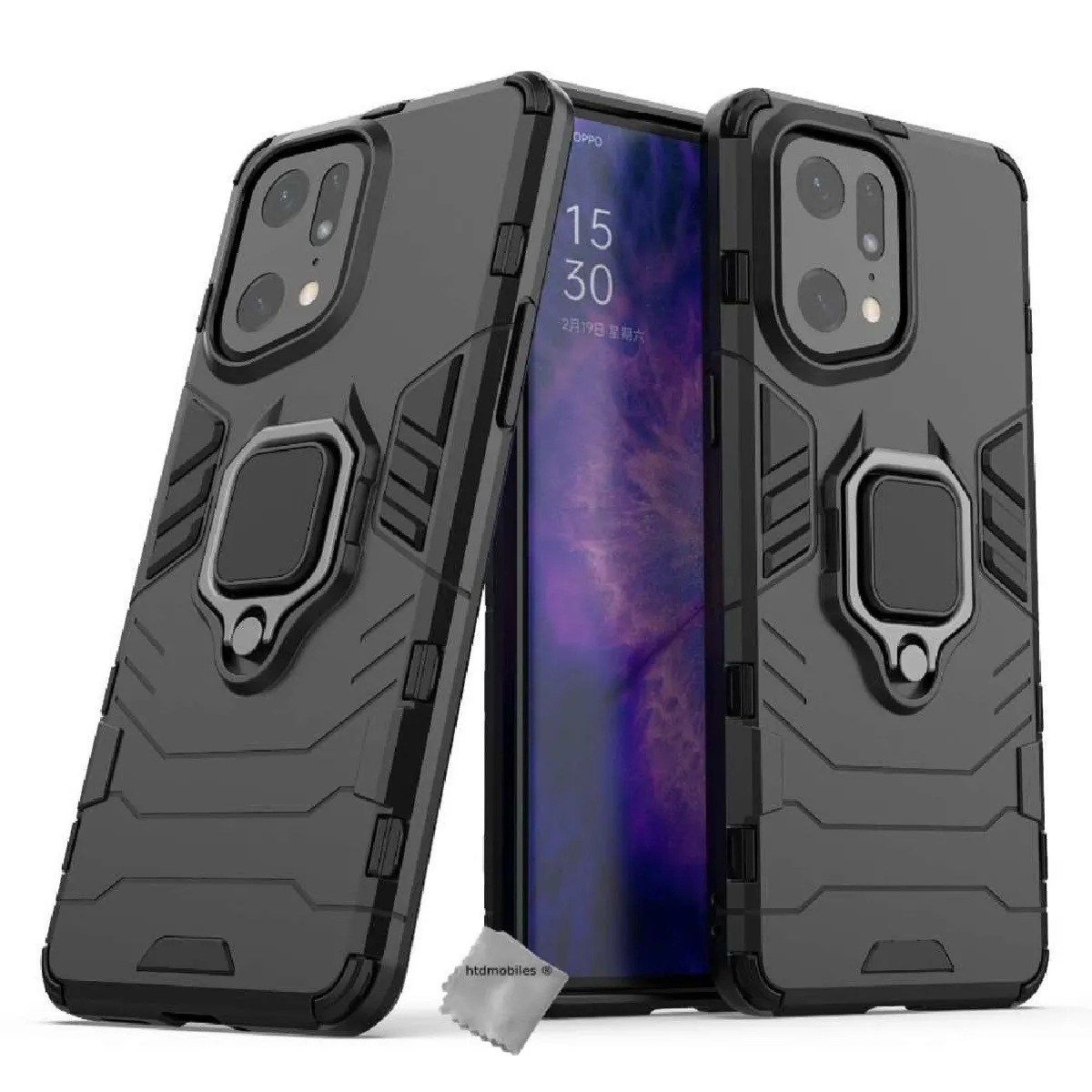 Htdmobiles Noir Coque Oppo Find X5 Pro 5G