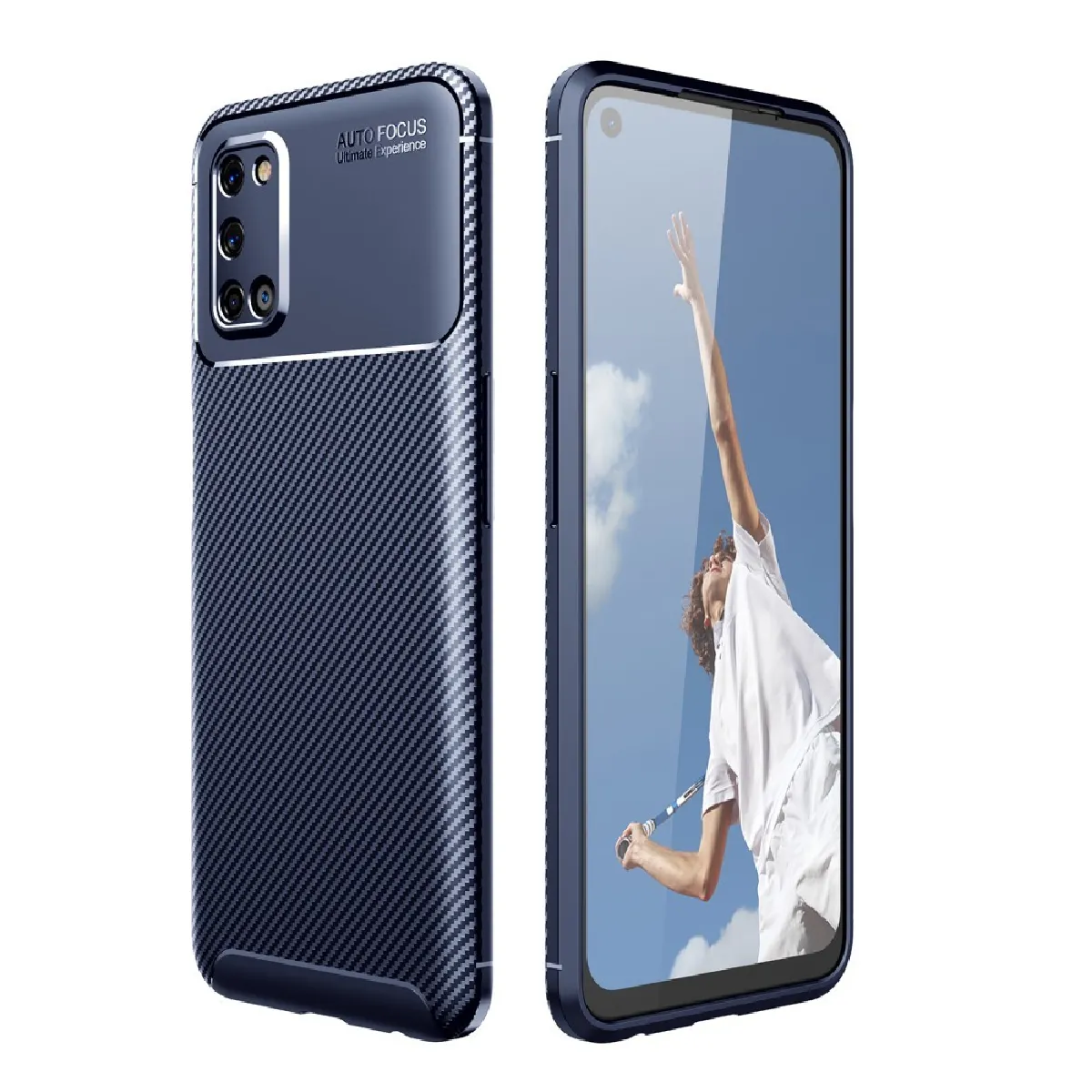 Générique Bleu Coque Oppo A52