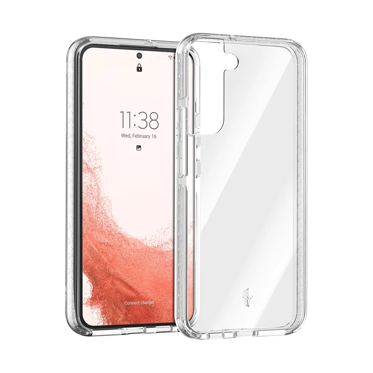 FORCE  Case Coque Antichoc 3m pour Galaxy S22 Plus 5G avec Gel 360&deg; et Tryax Transparent