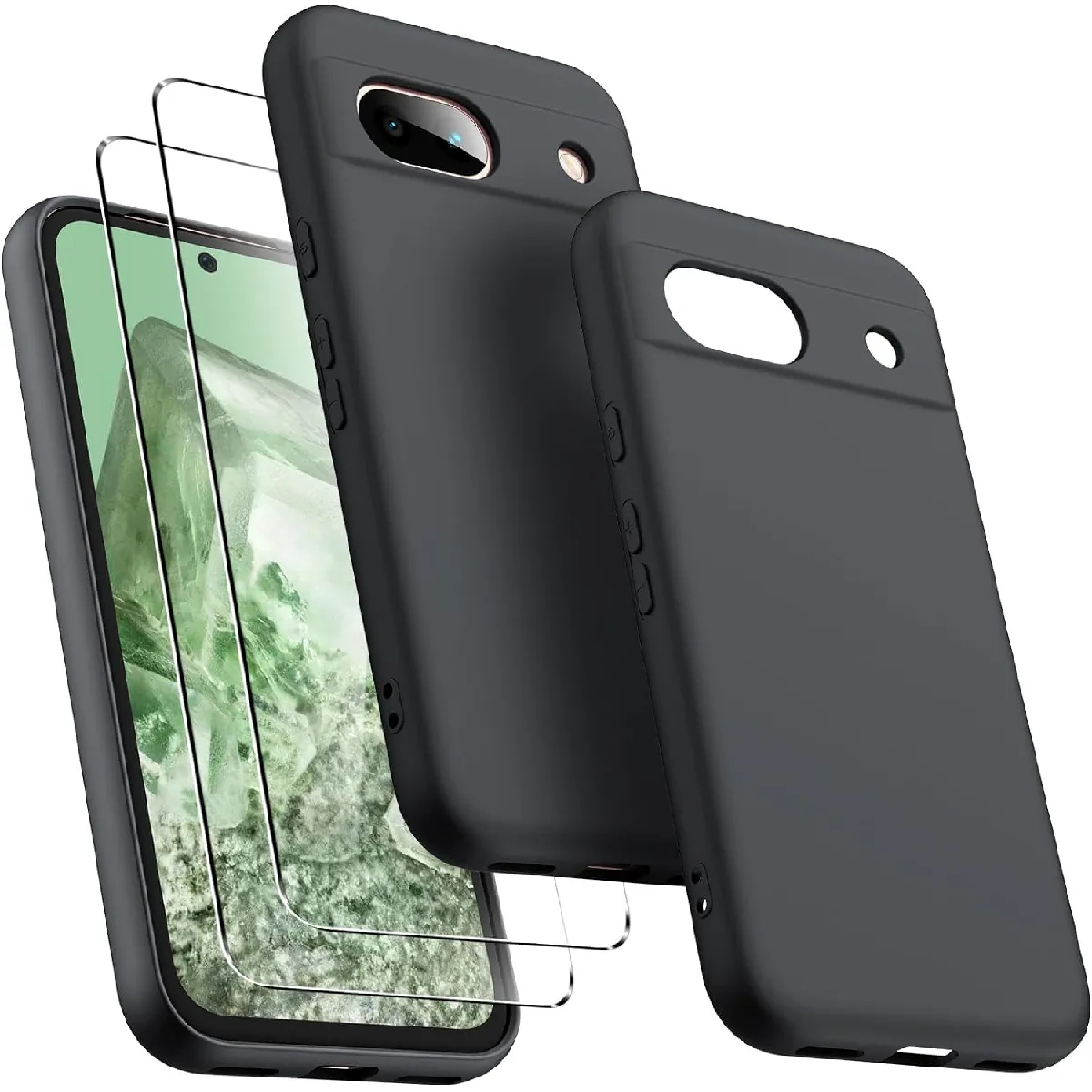 Coque Silicone Transparente Little Boutik Pour Google Pixel 8a - Réf. Wz-PIXEL8A-CLEARCASE