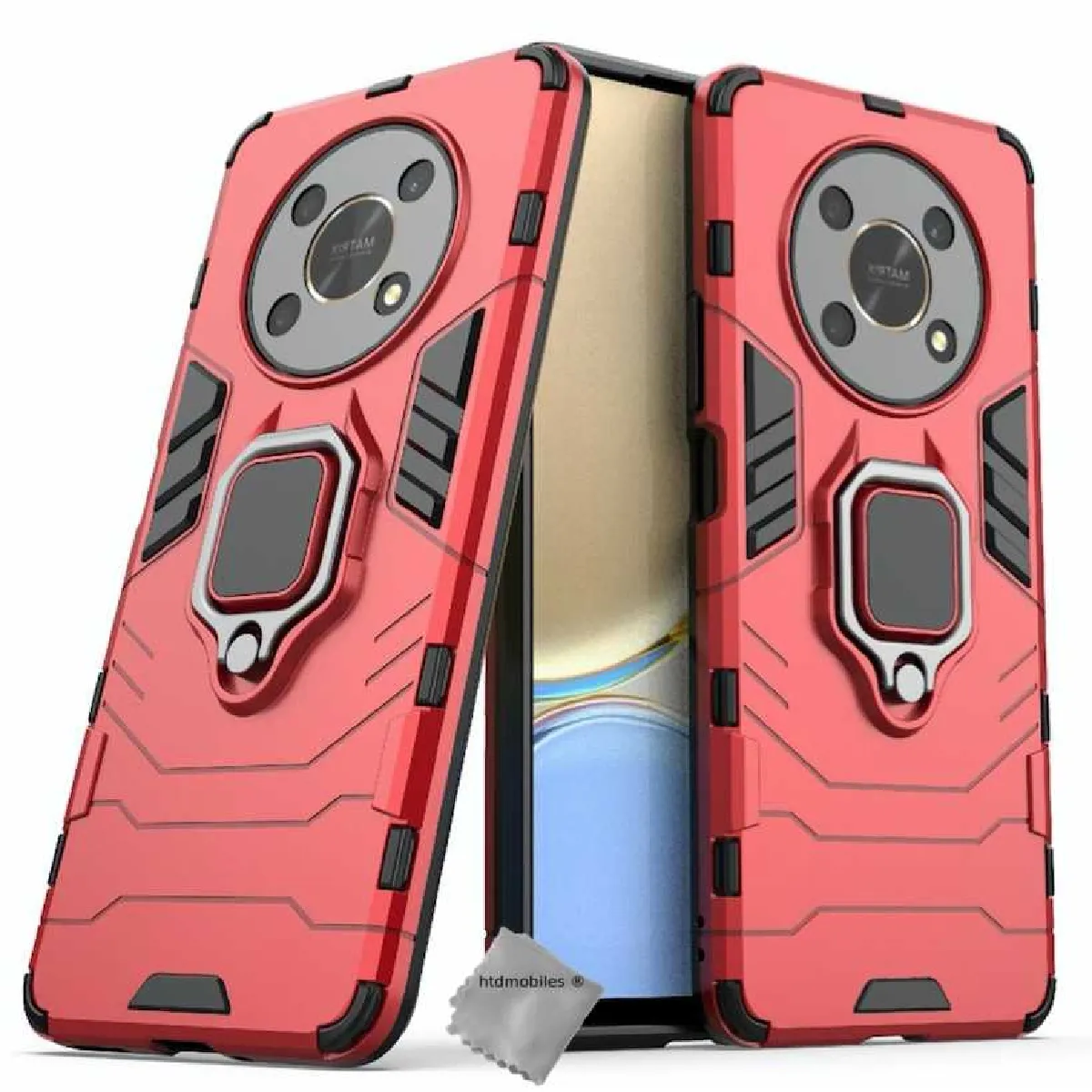 Htdmobiles - Coque Rigide Anti-Choc pour Huawei Honor Magic4 Lite 4G / 5G - Rouge - Image 2