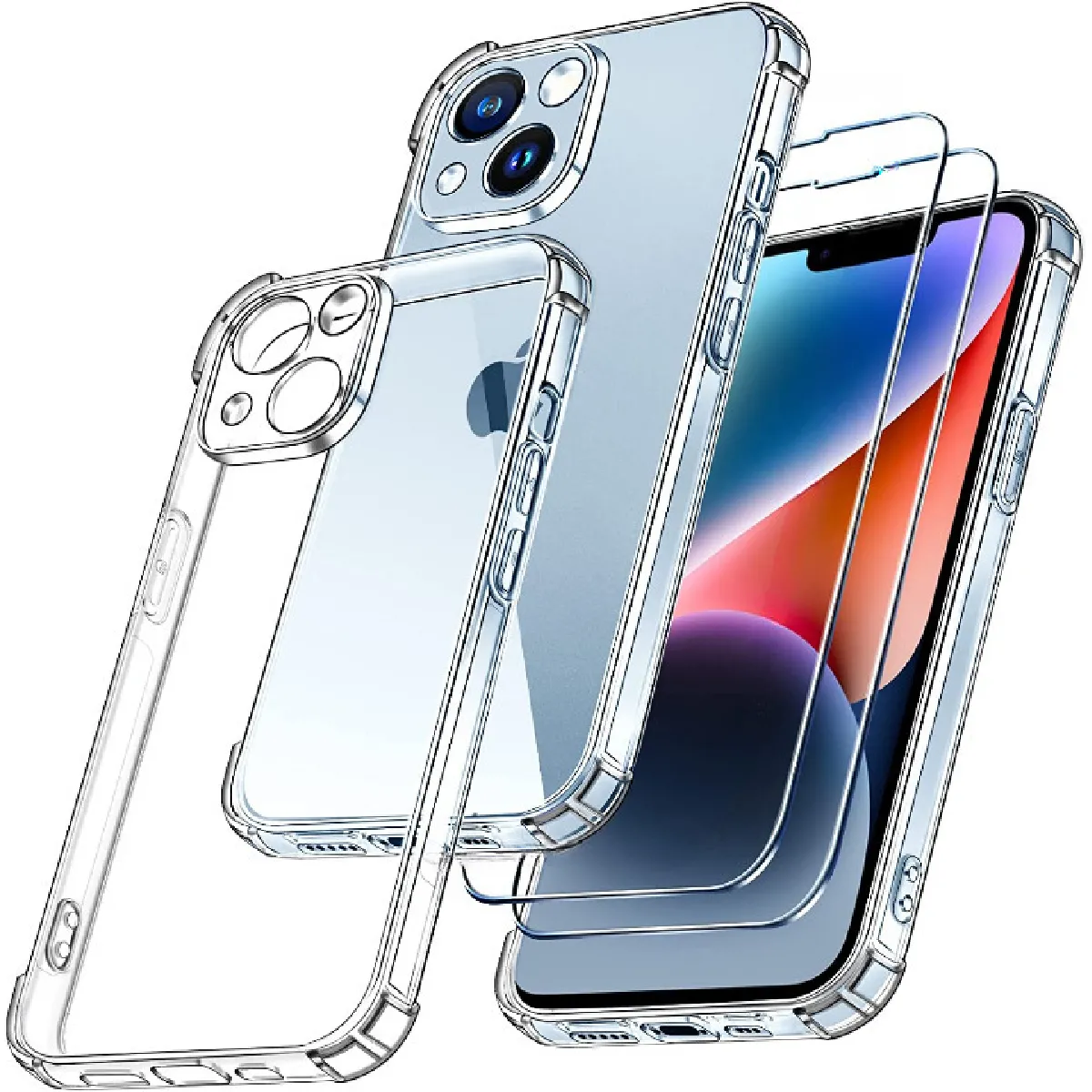 Little Boutik Coque À Angles Renforcés Apple Iphone 14 - Transparent