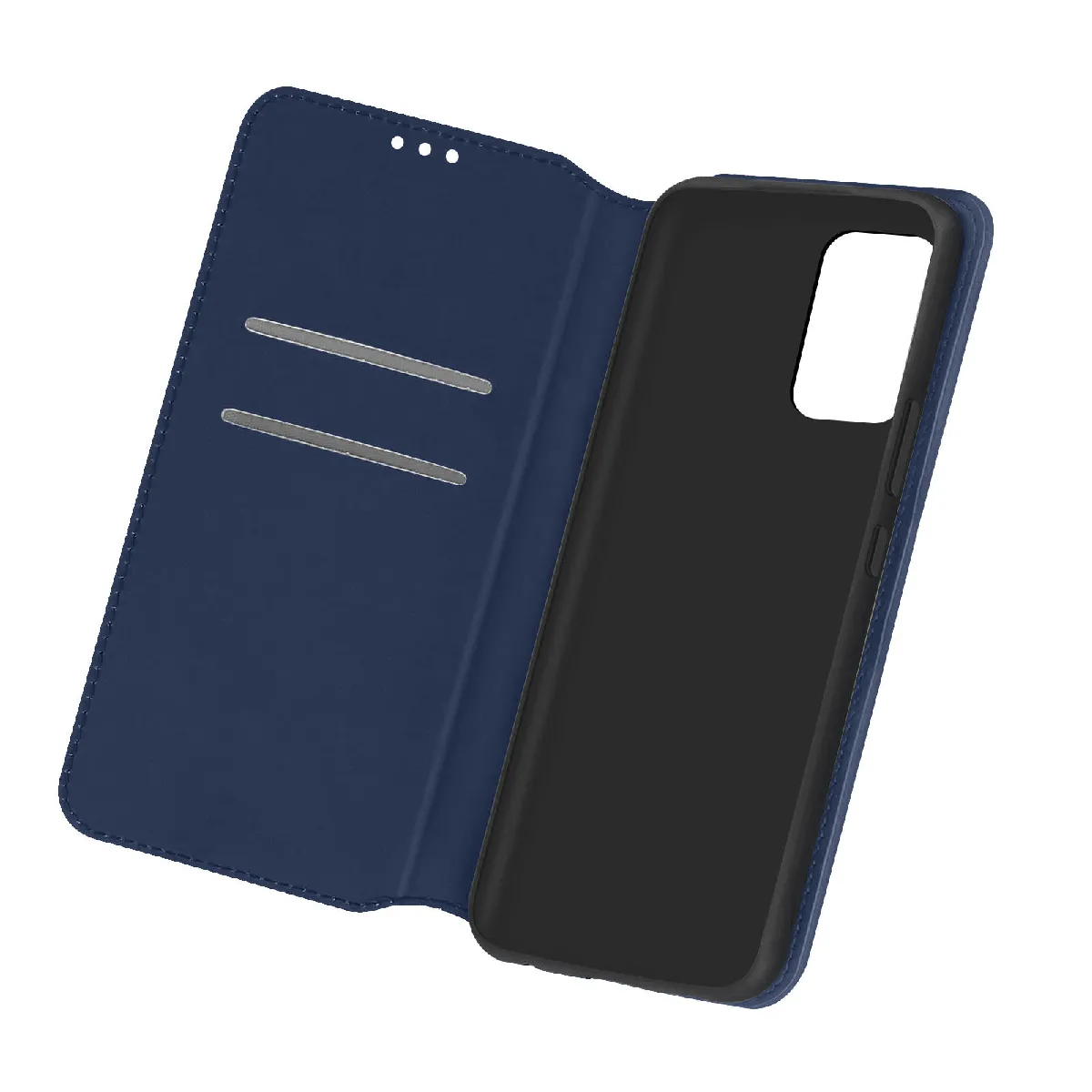 Avizar Bleu Housse Pour Samsung Galaxy A53 5G Portefeuille Fonction Support Vidéo Nuit