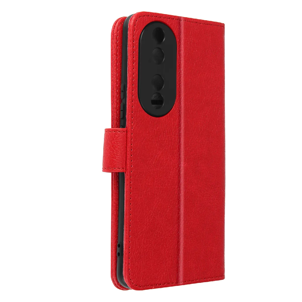 Avizar Rouge Étui Pour Honor 90 Clapet Portefeuille Fonction Support Vidéo