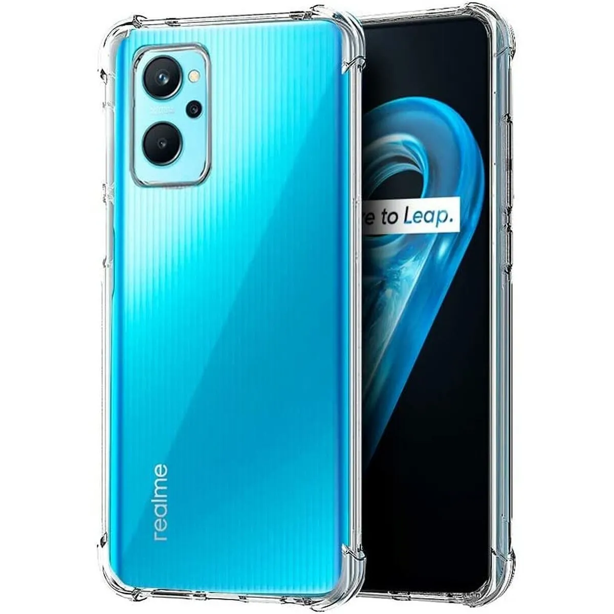 COOL  carcasa antishock transparente para realme 9i / oppo a76 / a96