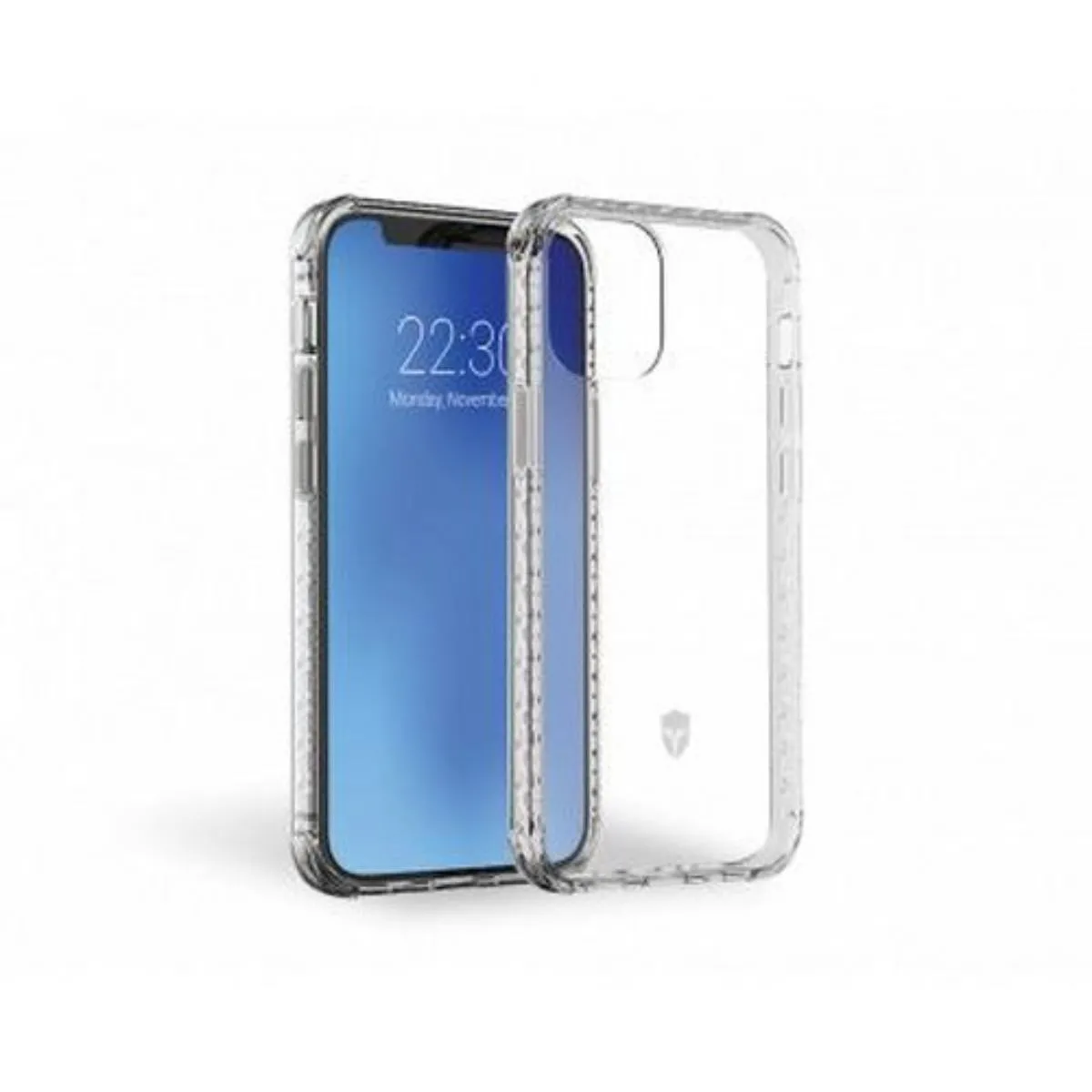 FORCE  Case Coque Renforc&eacute;e pour iPhone 12 mini AIR Transparent