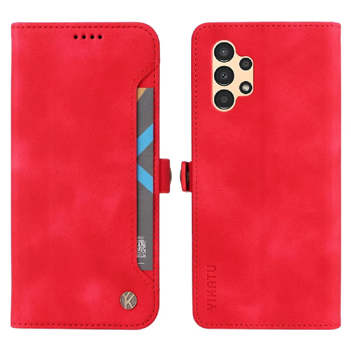 Générique Rouge Étui Avec Support Pour Samsung Galaxy A13 4G