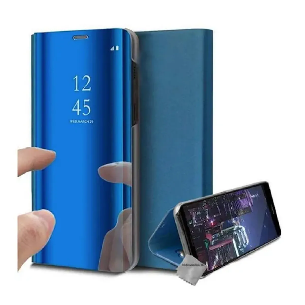 HTDMOBILES HTD Mobiles &Eacute;tui Samsung Galaxy S22 Plus - Bleu