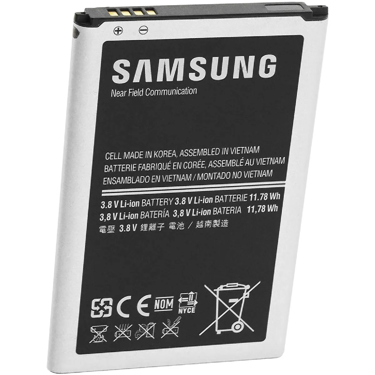 Batterie d'Origine Samsung Galaxy Note 3 Lite EB BN750BBE 3100mAh - vue 2