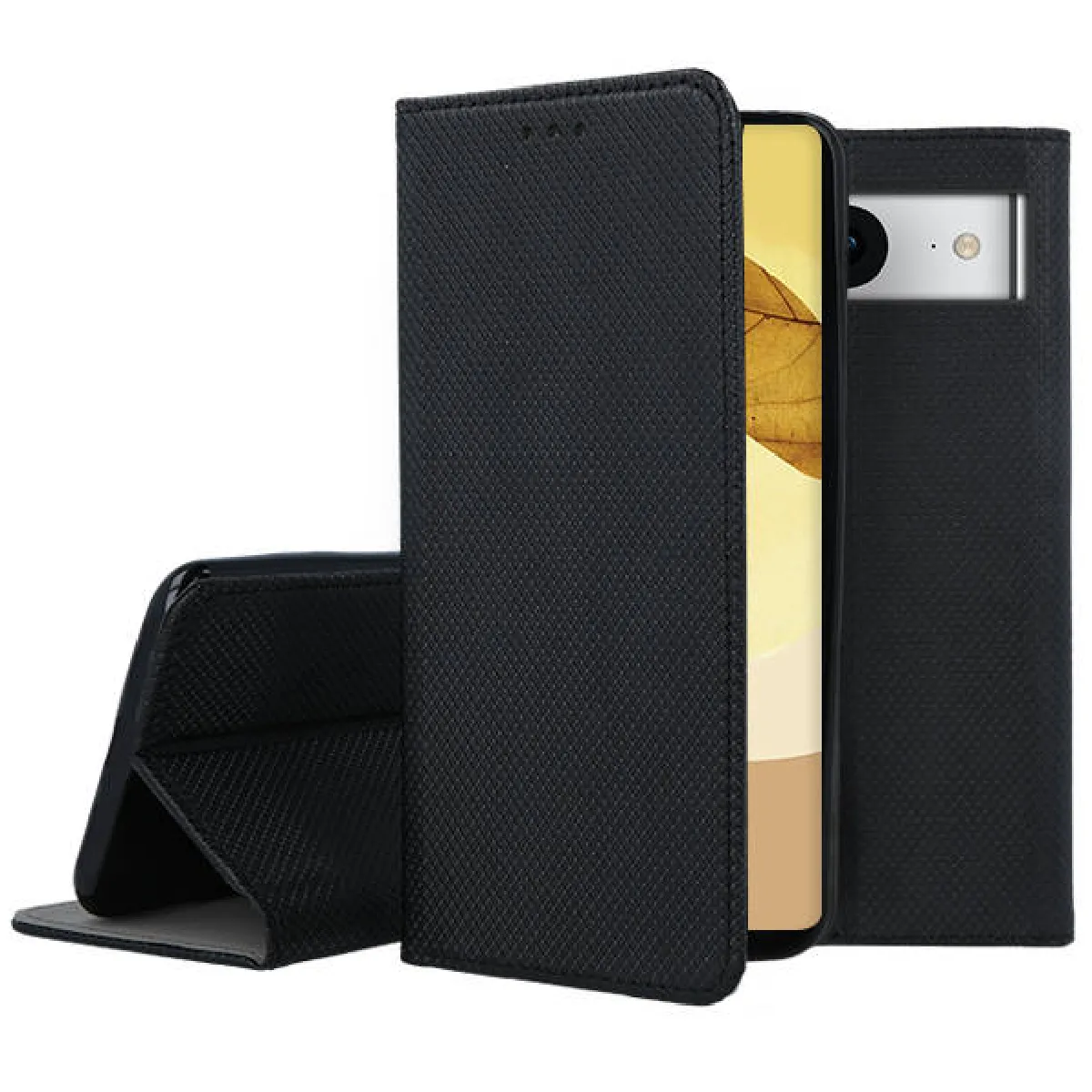 Htdmobiles Noir Étui Portefeuille Magnétique Google Pixel 8 5G