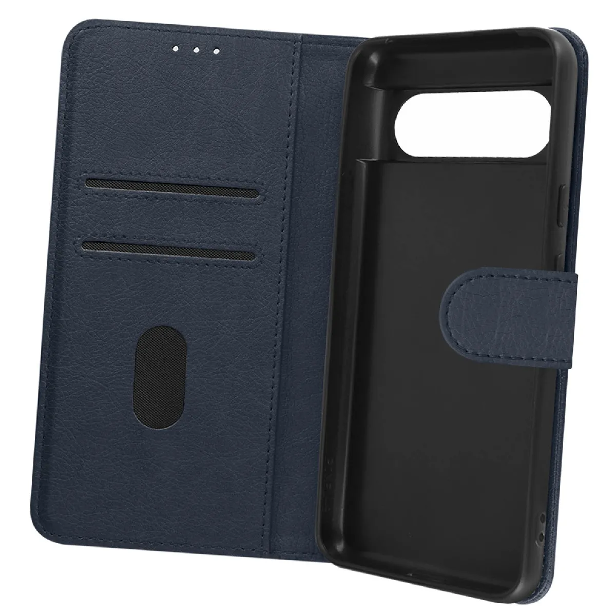 Avizar Bleu Étui Google Pixel 8 Clapet Portefeuille