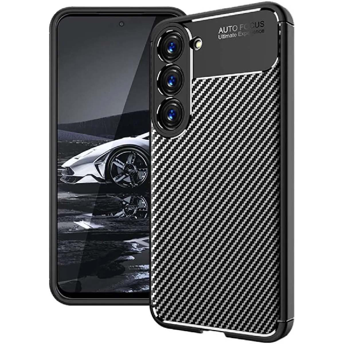 Xeptio Noir Coque Antichoc Samsung Galaxy S23+ 5G