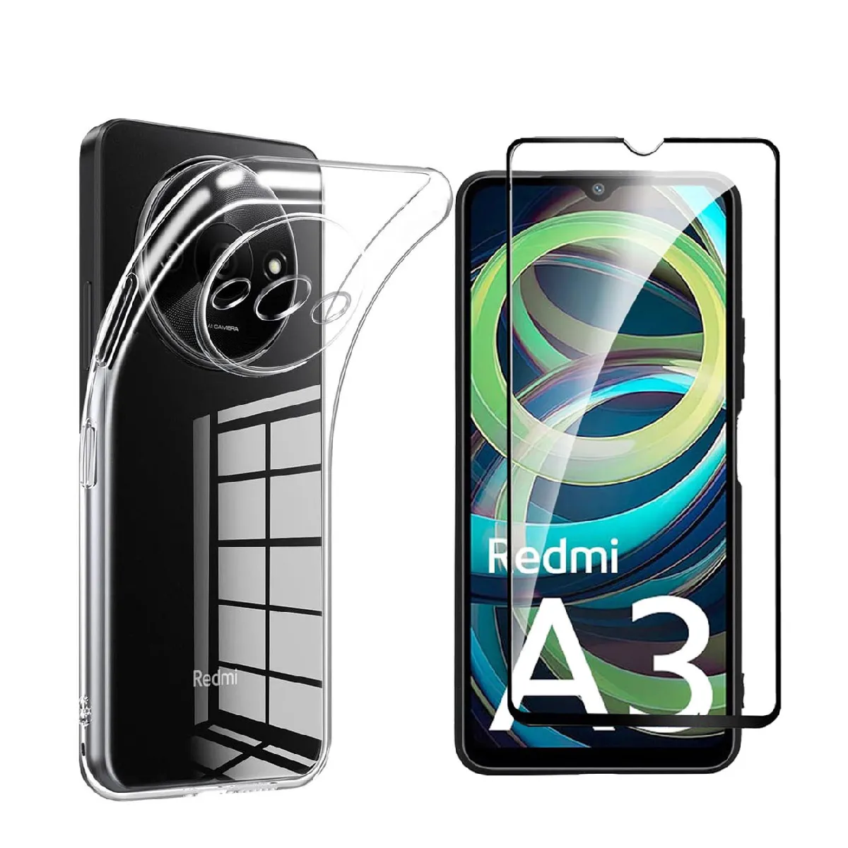 Xeptio Transparent Xiaomi Redmi A3 Coque Tpu E Antichoc - Neuf - Image 3