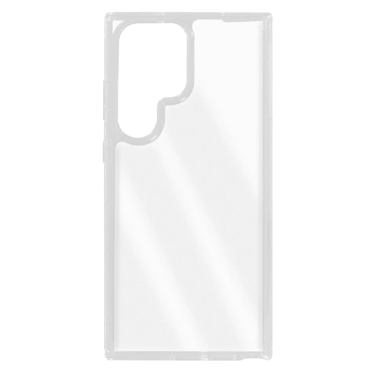 Avizar Coque Samsung Galaxy S22 Ultra Rigide Contour Souple Coins Renforcés Transparent