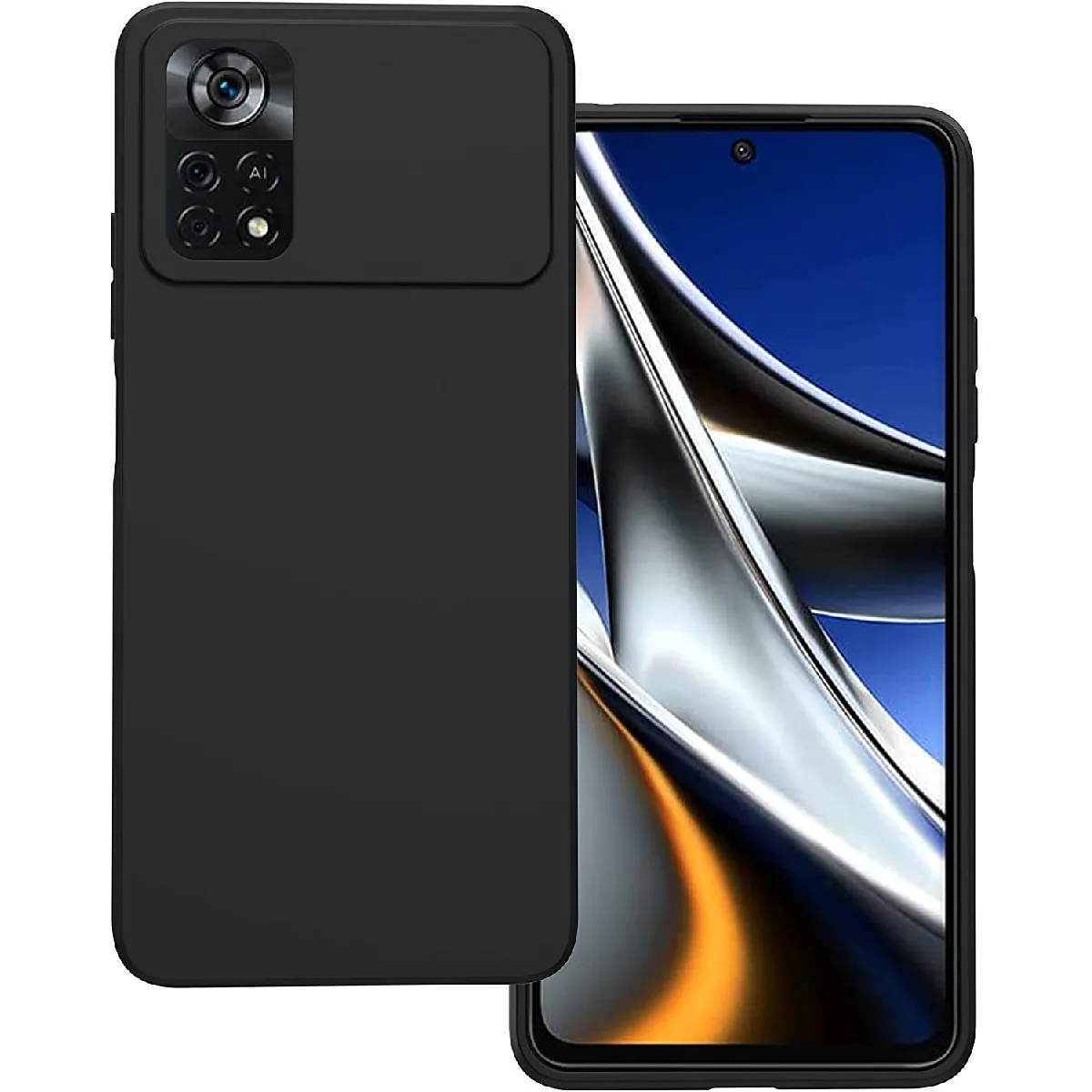 Xeptio Noir Coque Antichoc Xiaomi Poco X4 Pro 5G