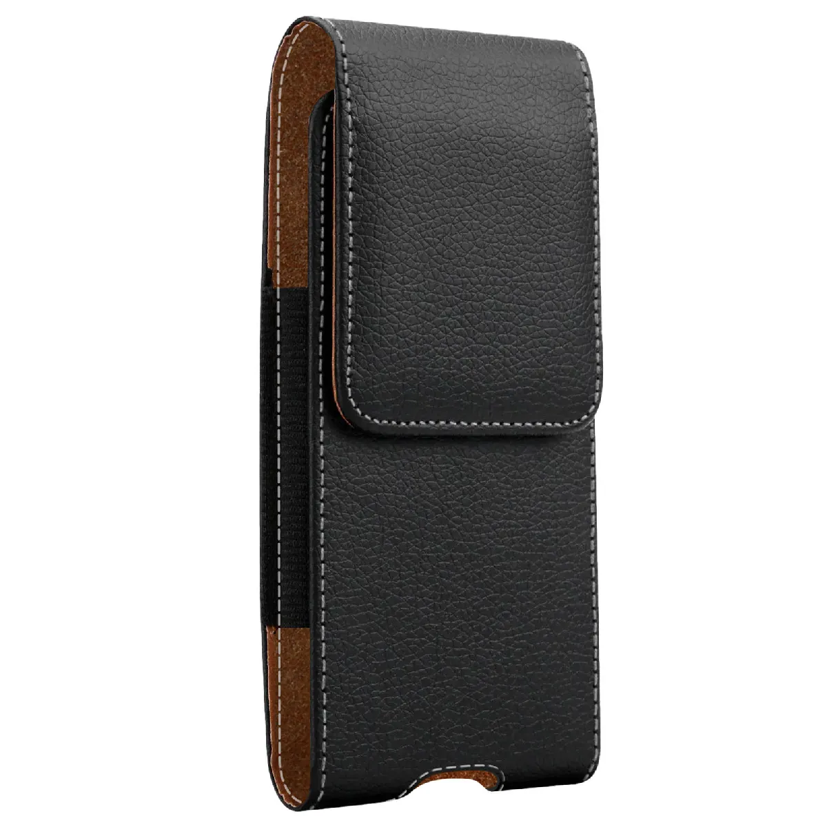 Avizar Noir Étui Ceinture Vertical 6,5 Pouces Pour Smartphone