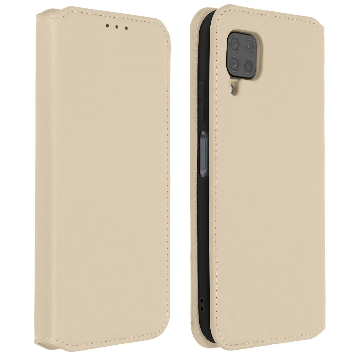 Avizar Doré Housse Pour Huawei P40 Lite Étui Folio Portefeuille Fonction Support E