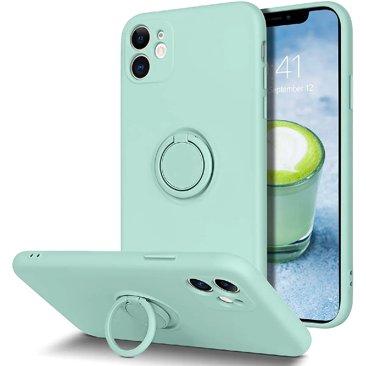 Little Boutik Vert Coque Silicone Iphone 11