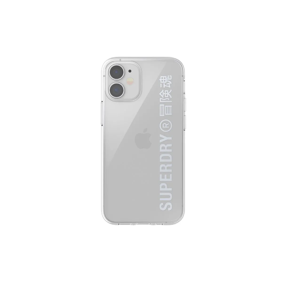 Superdry Gris Coque Pour Apple Iphone 12 Mini Collection Snap Case Clear En Tpu