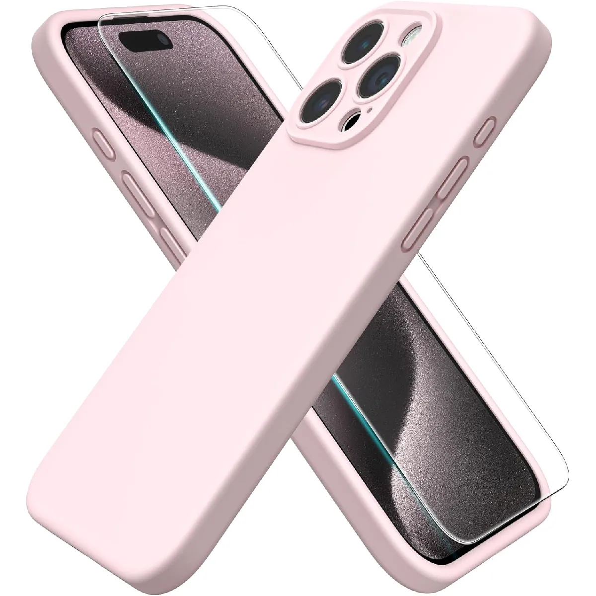 Little Boutik Rose Iphone 15 Pro Max - Coque Silicone