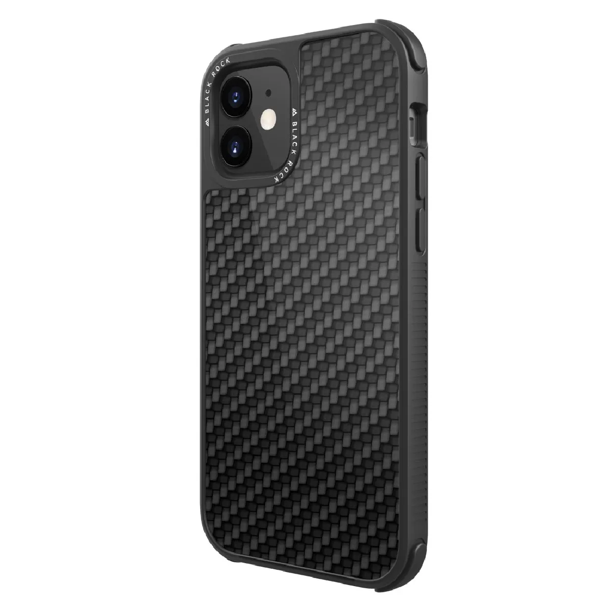 BLACK ROCK  Coque iPhone 12 Mini - Carbone