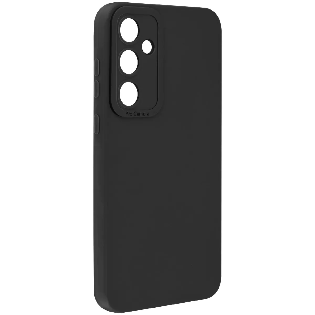 Avizar Noir Coque Pour Samsung Galaxy A54 5G Silicone Mat Toucher Doux
