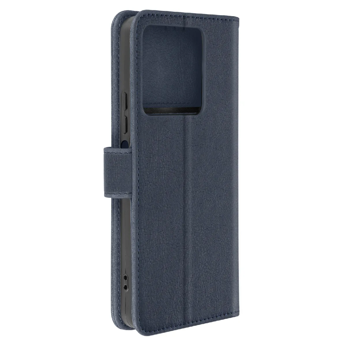 Avizar Bleu Étui Pour Xiaomi Redmi Note 13 5G Portefeuille Et Support Vidéo Nuit