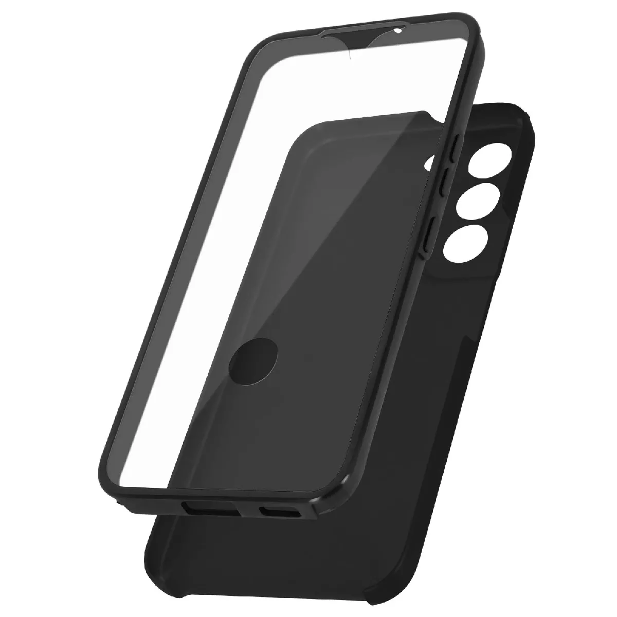 AVIZAR  Coque int&eacute;grale Samsung Galaxy S22 - Noir