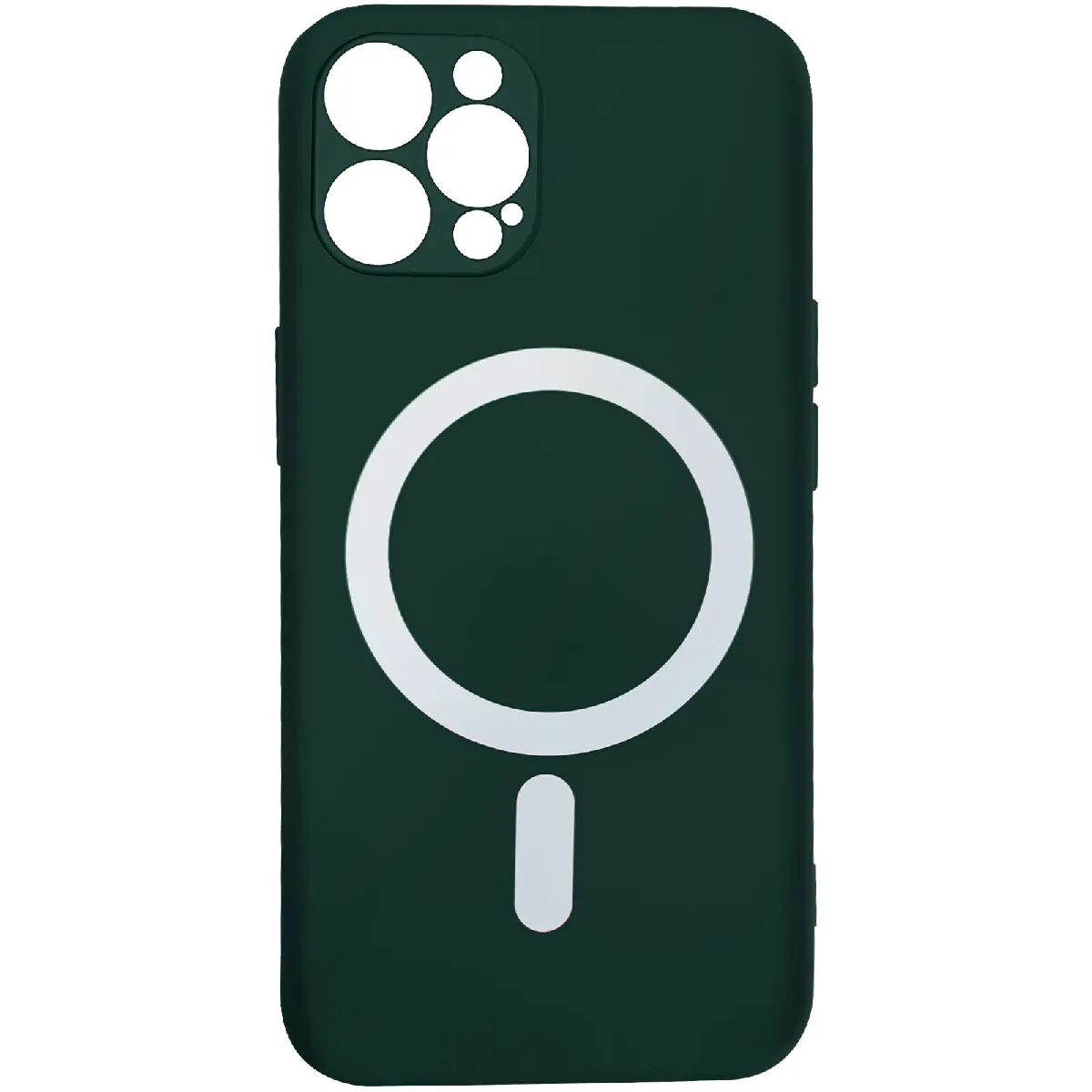 Coque IPhone 12 Compatible MagSafe - Housse Translucide Mat Anti-Choc TPU+PC Avec Protection Objectif