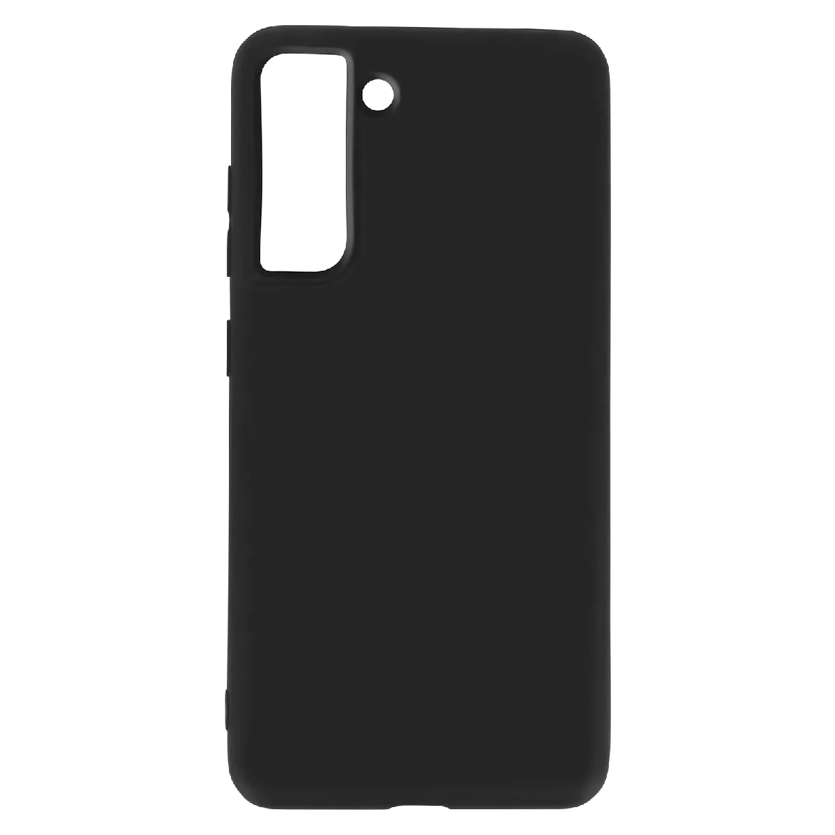 Avizar Noir Coque Pour Samsung Galaxy S21 Fe Résistante Silicone Gel Flexible Fine Légère