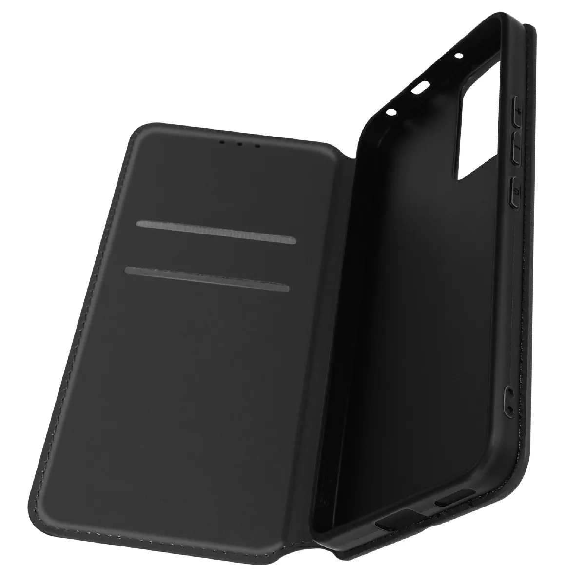Avizar Noir Housse Pour Xiaomi 12 Lite Clapet Portefeuille Support Vidéo