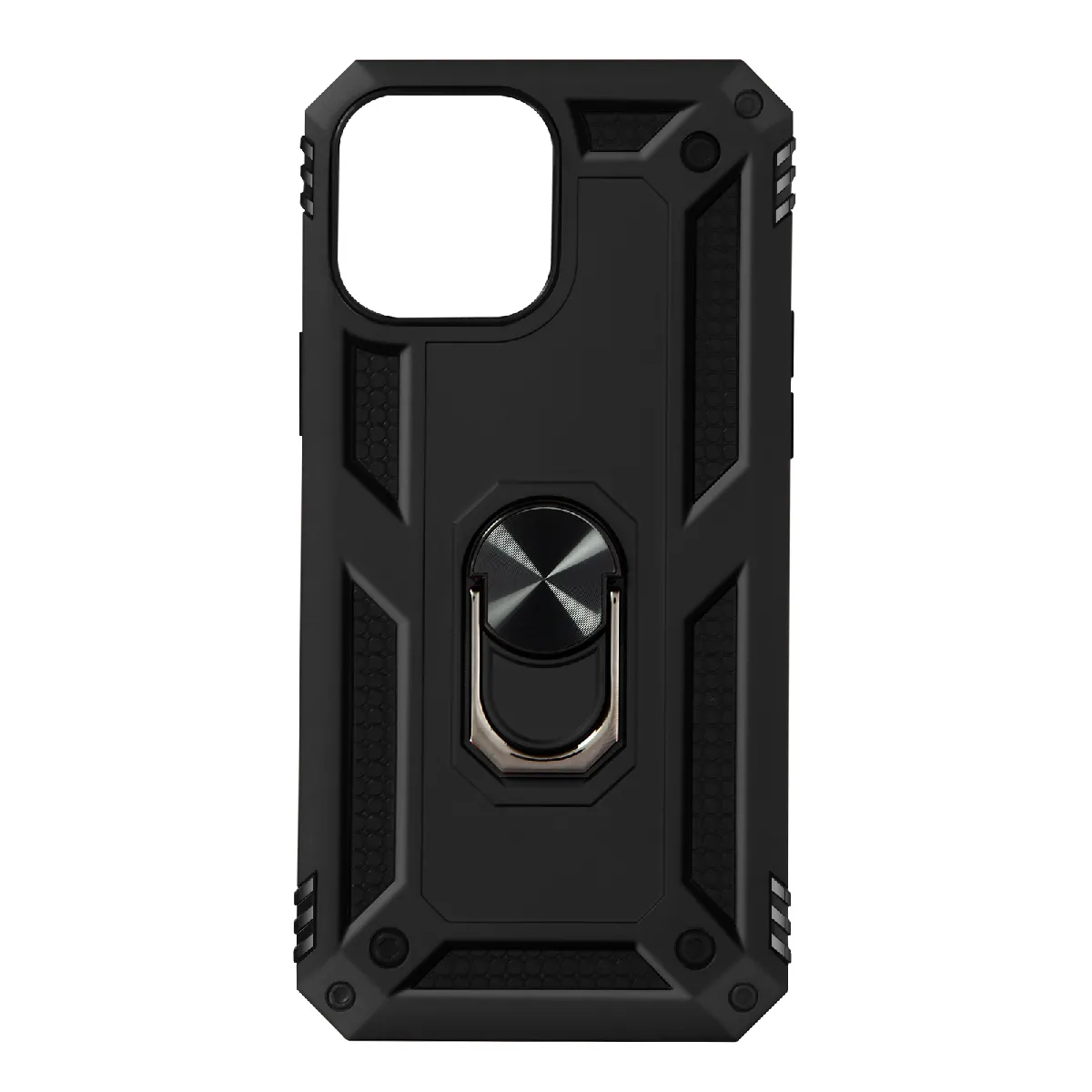 Avizar Noir Coque Pour Iphone 13 Pro Max Antichoc Hybride Bague Support Vidéo - Neuf - Image 2