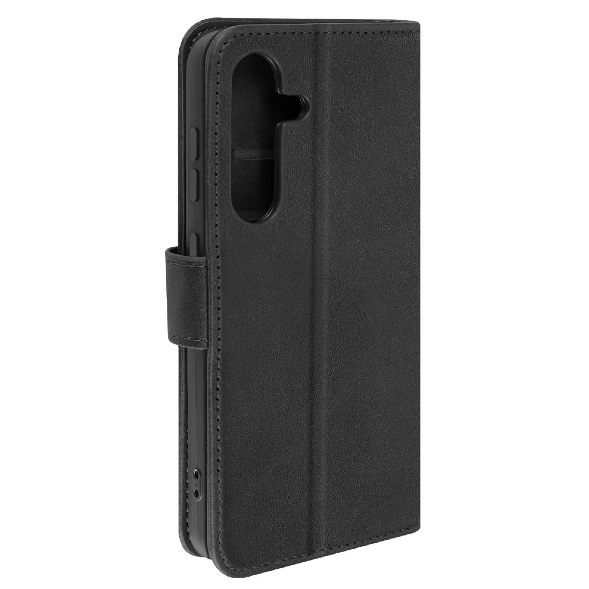 Avizar Noir Housse Pour Samsung S24 Et S25 Portefeuille Support Style Vintage
