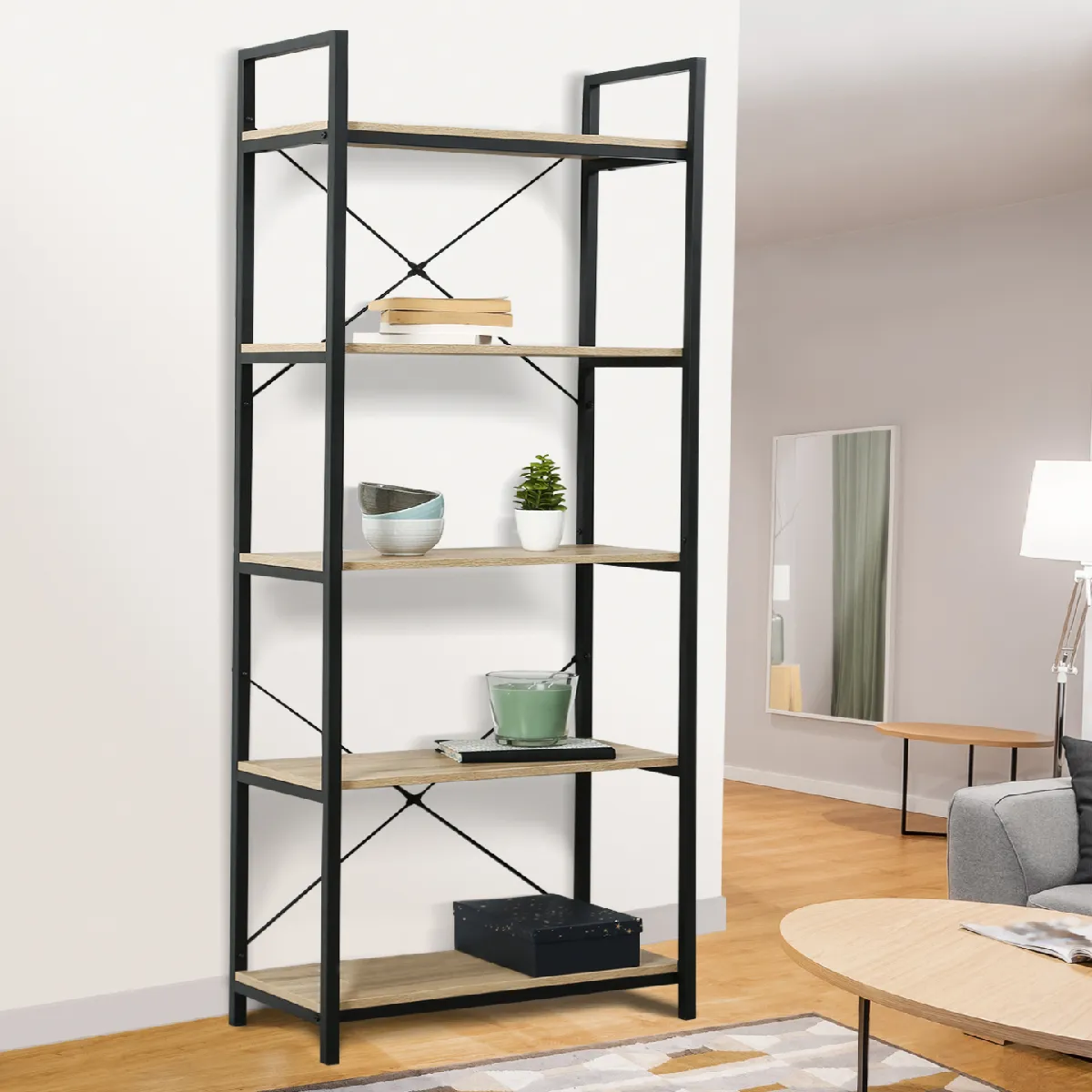 Idmarket Market Étagère 5 Niveaux Detroit