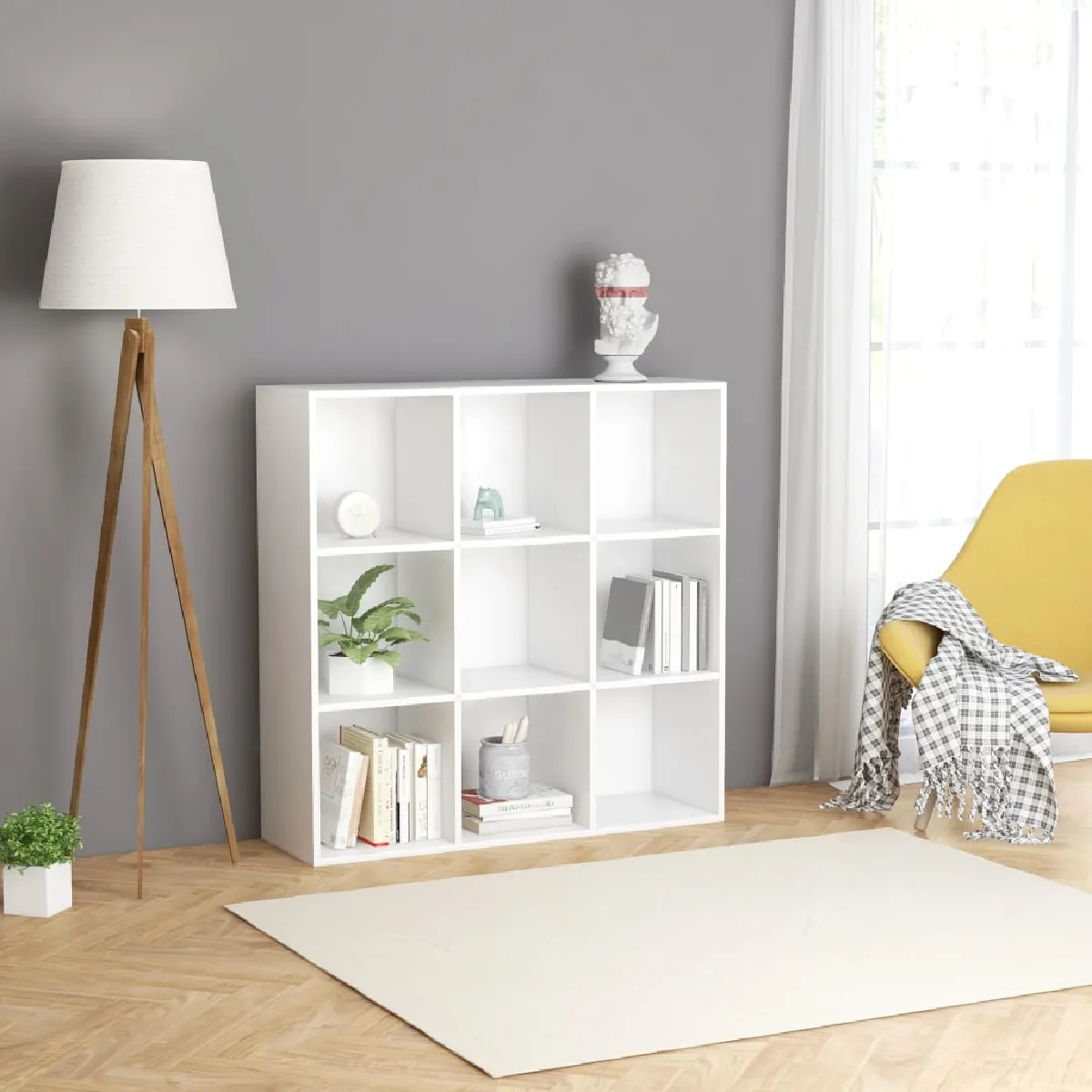 Vidaxl Bibliothèque - Blanc 98x29x97,5 cm
