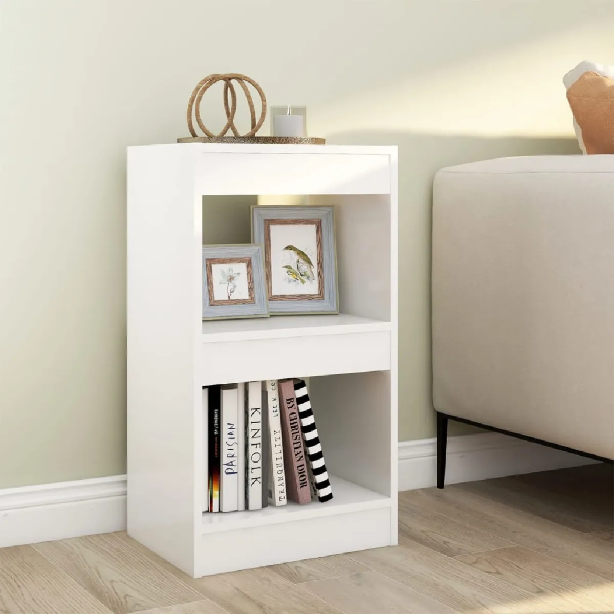 Vidaxl Blanc Bibliothèque/Séparateur 40X30x72 Cm