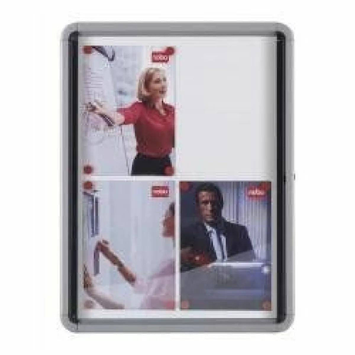 Nobo Blanc Vitrine D'affichage Murale