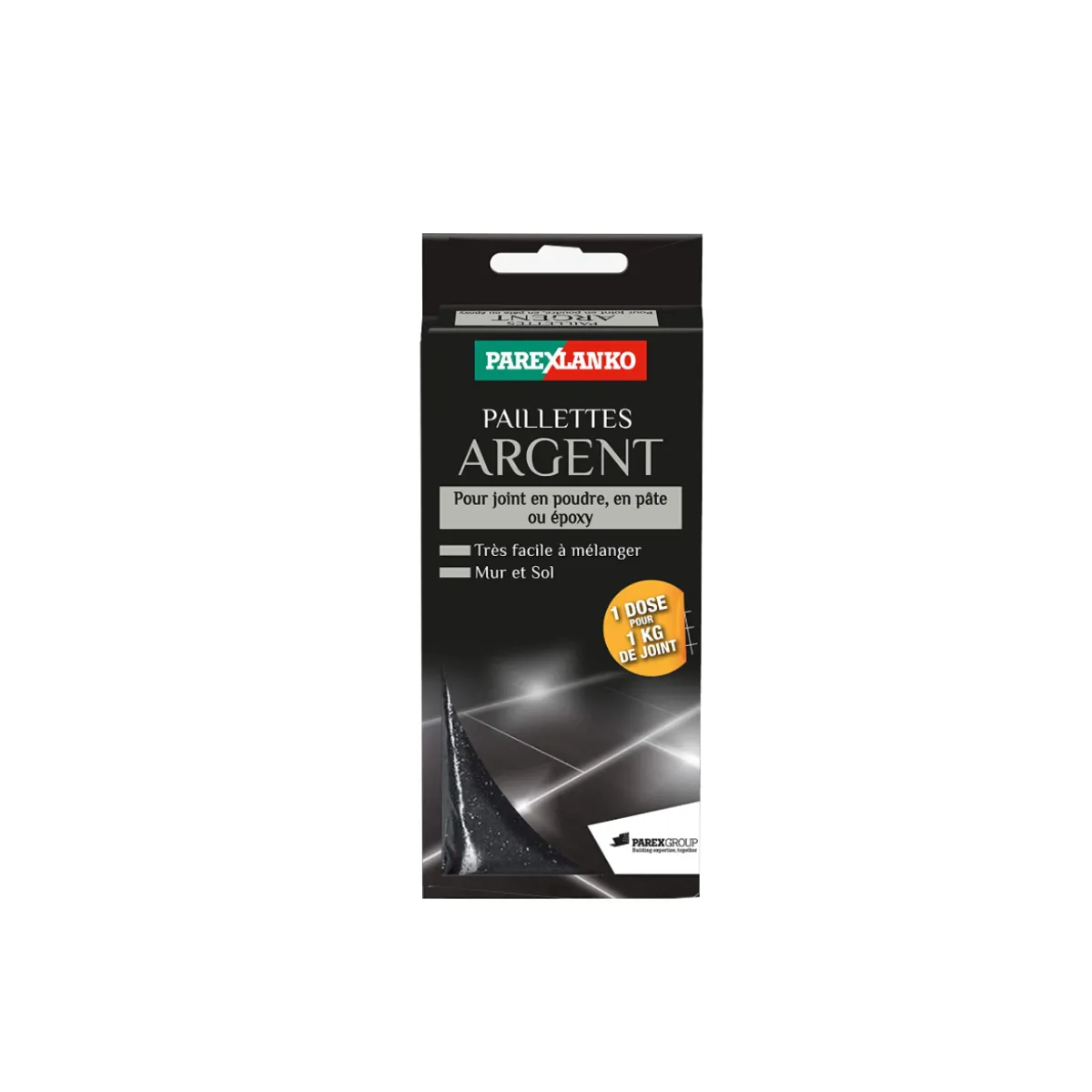 Parexlanko Paillettes pour joints - 30 g - Argentées