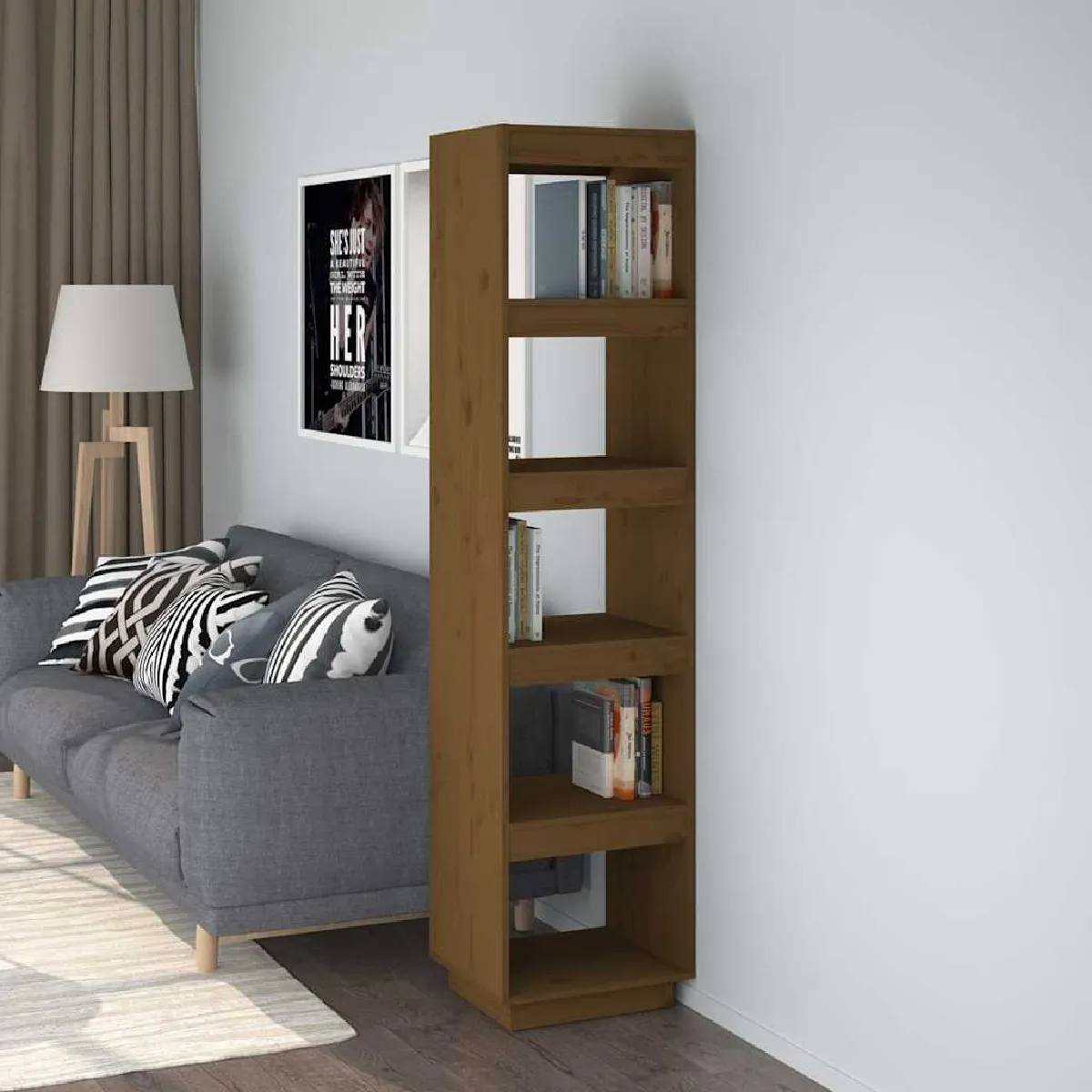 Vidaxl Marron Cloison