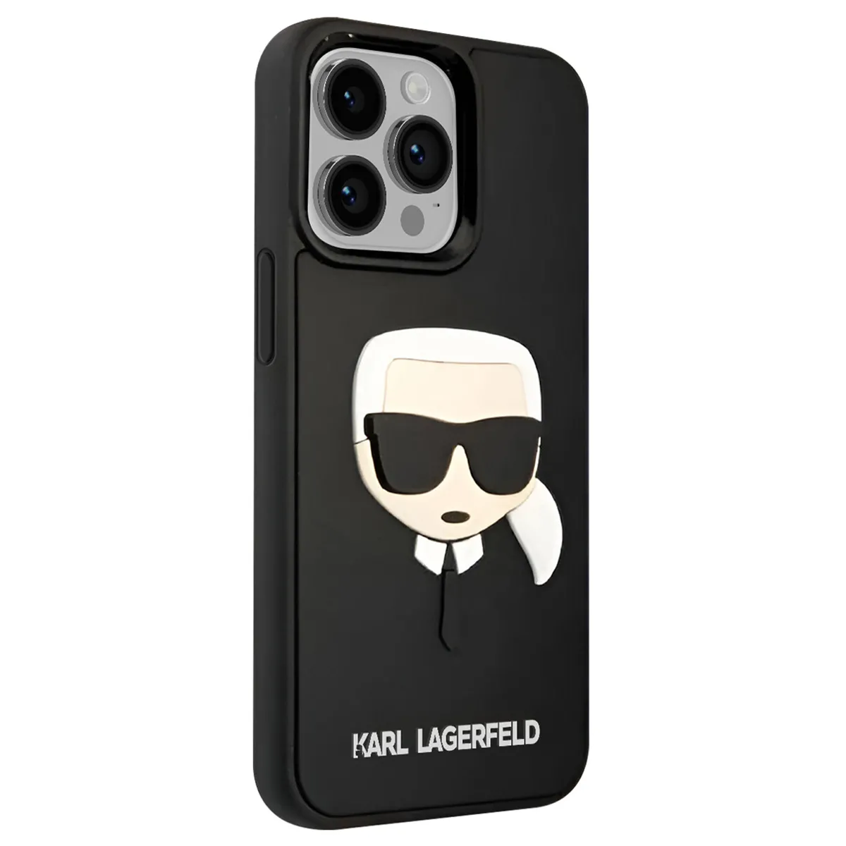 Karl Lagerfeld - Coque 3D Rubber Karl's Head - iPhone 14 Pro Max - Image 3