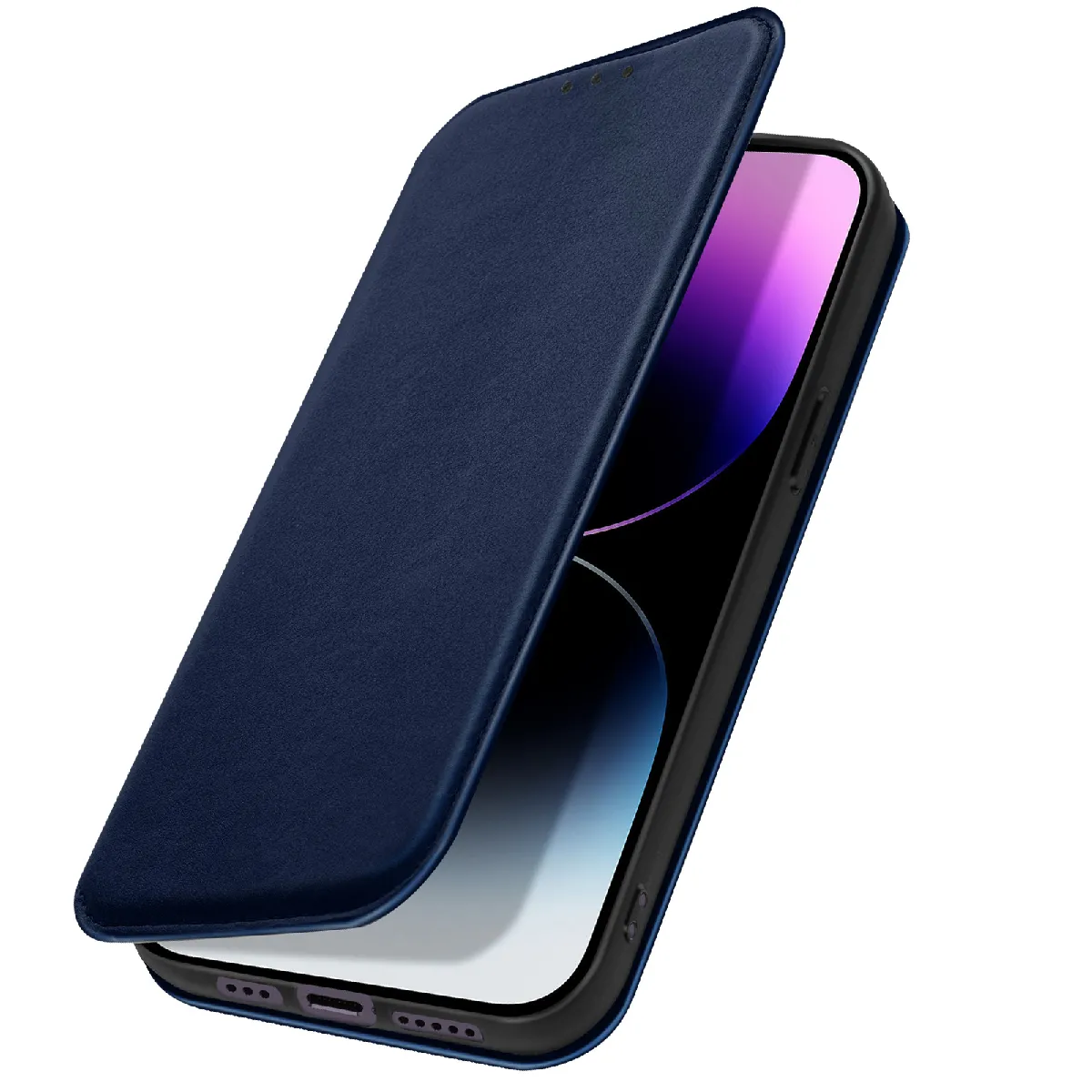 Avizar Bleu Housse Iphone 14 Pro Max - Nuit