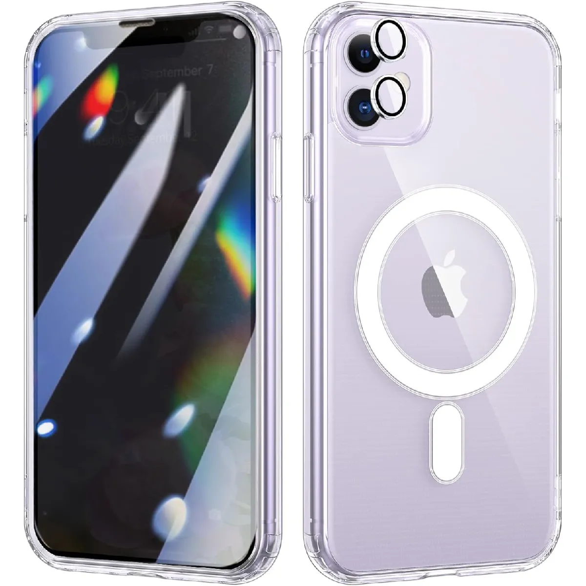 Little Boutik Coque Silicone Compatible Magsafe Iphone 11 - Transparent