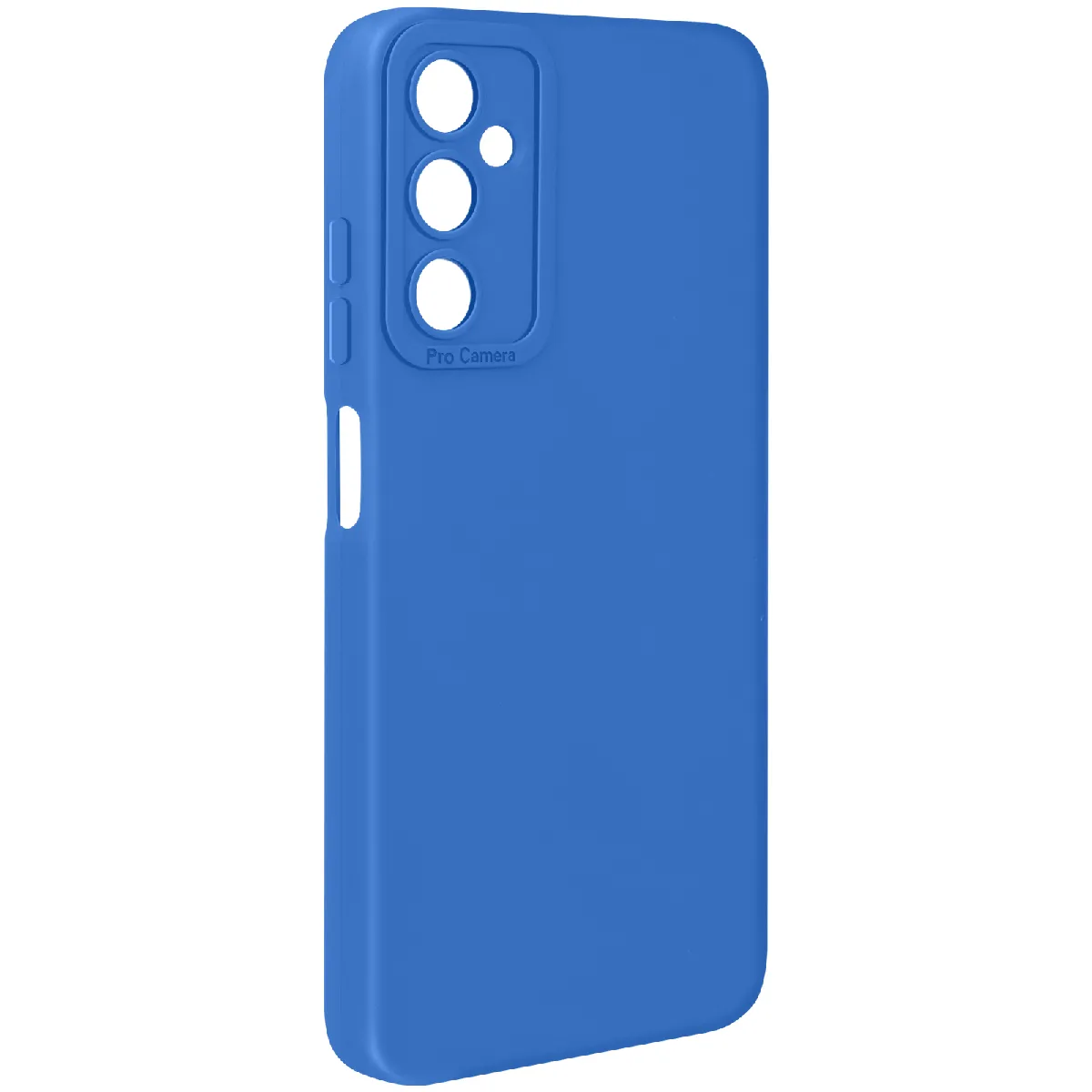 Avizar Bleu Coque Pour Galaxy A05s En Silicone Souple Avec Renfort Bloc Caméra