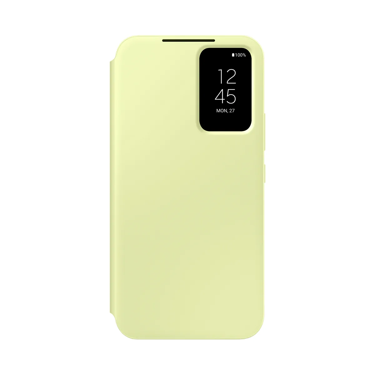 Samsung Étui pour Galaxy A54 5G S View avec Porte Carte Intégré Vert