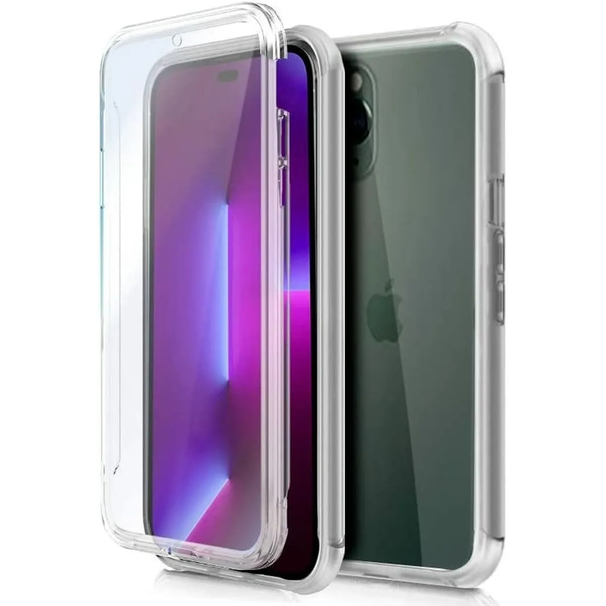 Cool funda silicona 3d transparente para iphone 14 pro