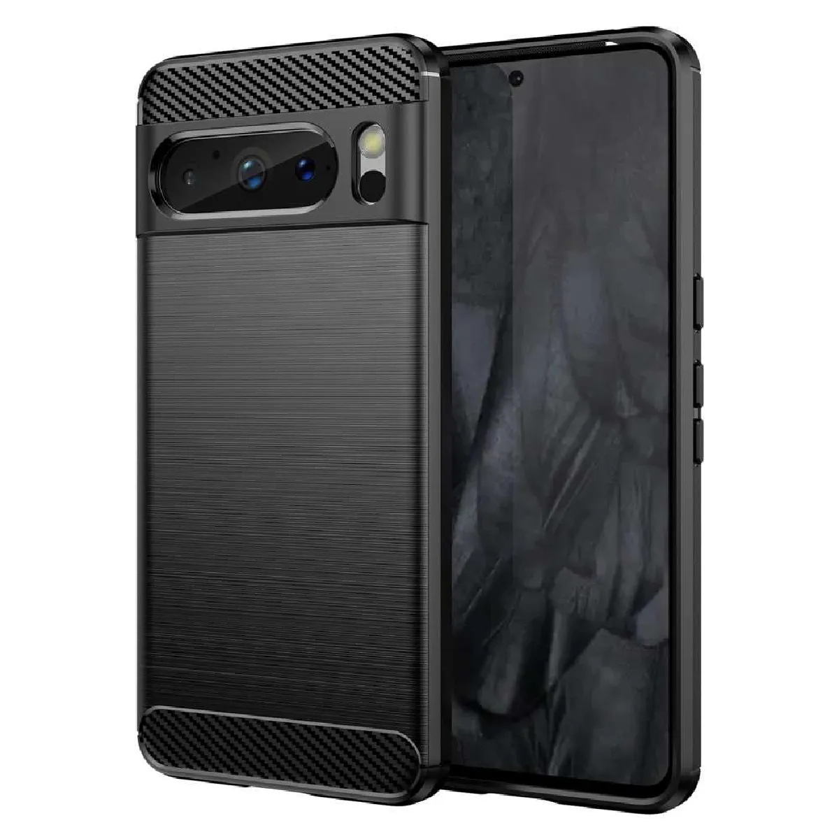 Htdmobiles Noir Coque En Silicone Google Pixel 8 Pro 5G