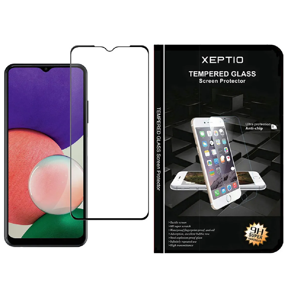 Xeptio Noir Protection D'écran Pour Samsung Galaxy A34 5G