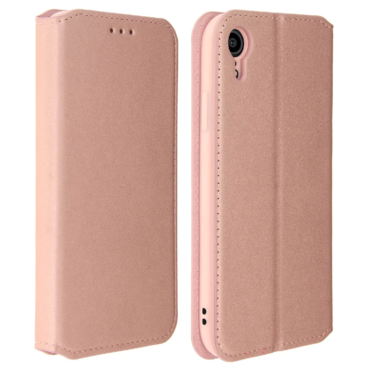 Avizar Rose Housse Pour Iphone Xr Étui Folio Porte-Cartes Fonction Support