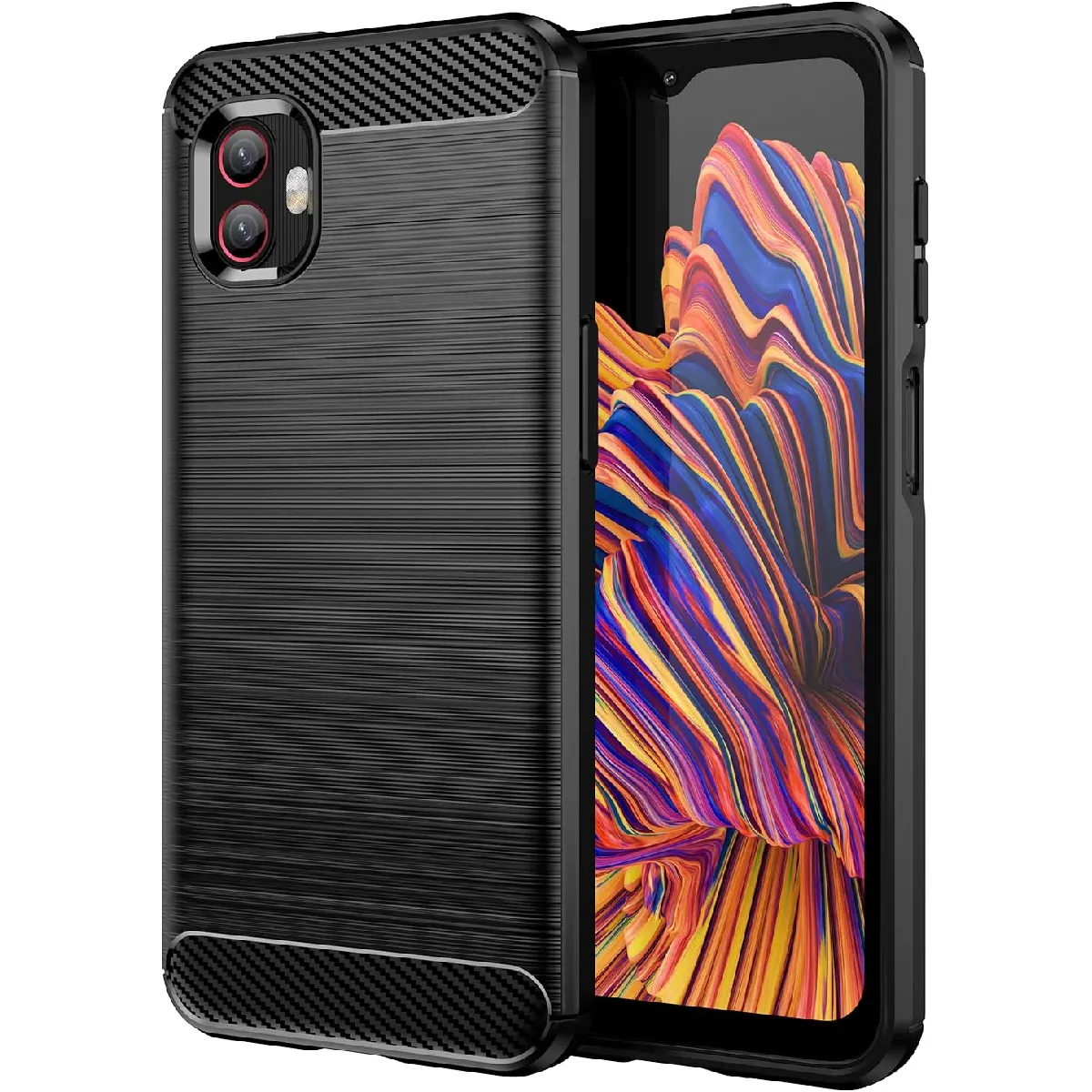 Xeptio Noir Coque Antichoc Samsung Galaxy Xcover 6 Pro